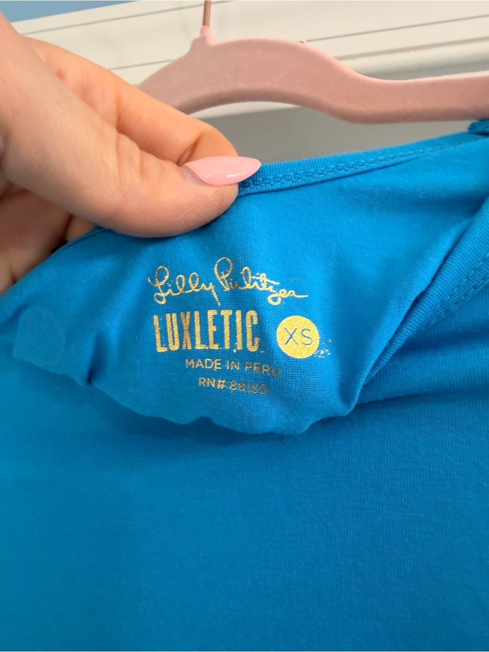NWOT Lilly Pulitzer Luxletic Tarina Tee. Size XS - Picture 6 of 8